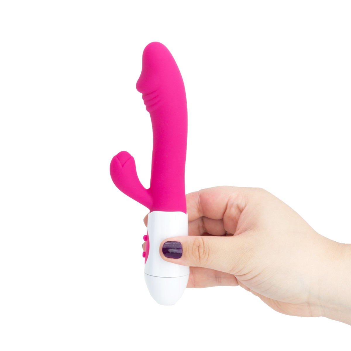 Vibrador de Ponto G e Estimulador de Clitóris com 10 Modos de Vibração - Female Vibrator | 10 x 3,2 cm | Disponível em 2 Cores - 1