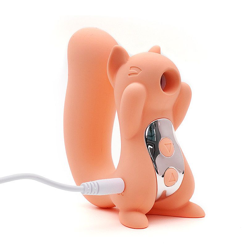 Vibrador de Ponto G e Estimulador de Clitóris em Formato de Esquilo com 5 Modos de Sucção e 10 Modos de Vibração - Kistoy Miss UU | Disponível em2 Cores - 8