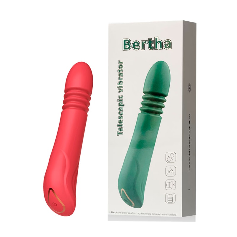 Vibrador de Ponto G Recarrega com 10 Modos de Vibrações e Movimentos Vai e Vem - Bertha | 15,3 x 3,2 cm | Disponível em 3 Cores - 7