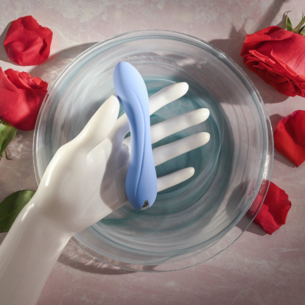 Vibrador de Ponto G Recarregável em Silicone com 10 Modos de Vibração - Evolved Blue Crush | 8,5 x 2,3 cm - 5