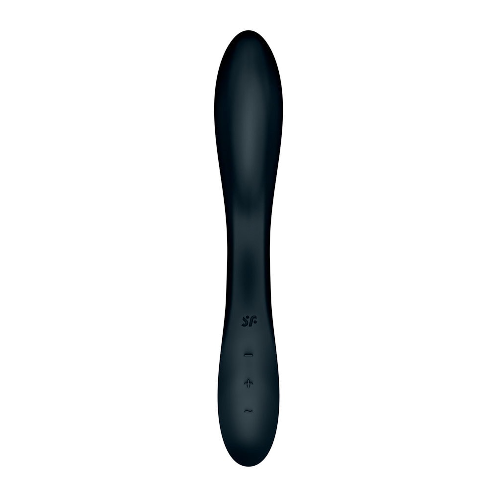 Vibrador de Ponto G Recarregável em Silicone com 12 Programações de Viração e 7 Velocidades de Dedilhar - Satisfyer Rrrolling Explosion | 10,6 x 3,5 cm - 5