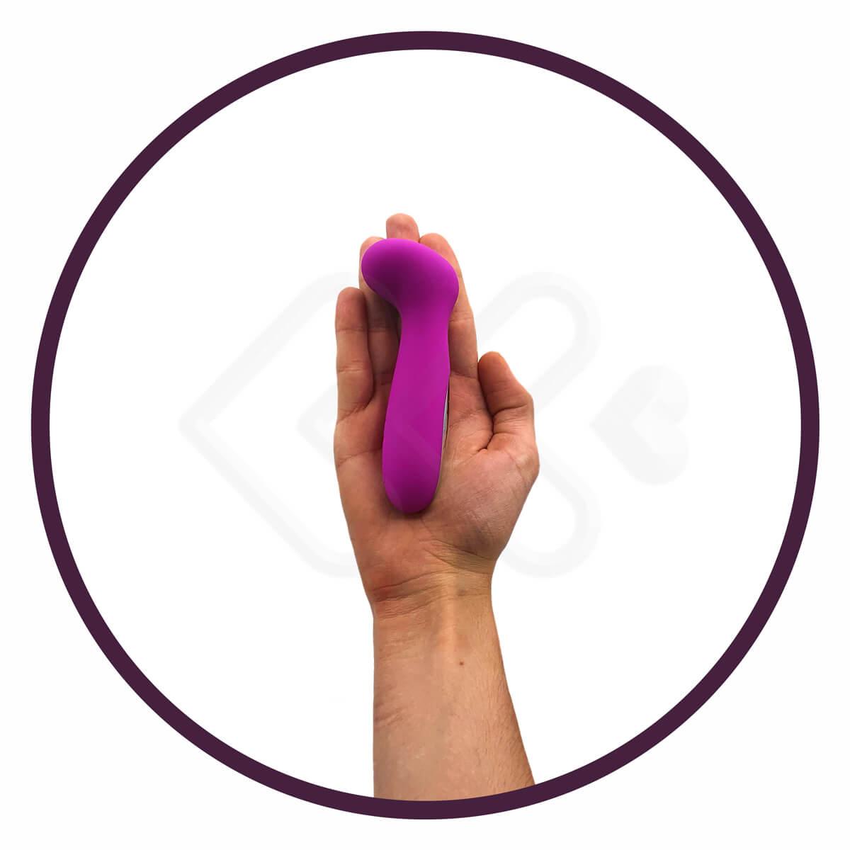 Vibrador de Ponto G Recarregável em Soft Touch com 30 Funções de Vibração, à Prova D'Água - Pretty Love Hiram | 12 x 4,8 cm - 6