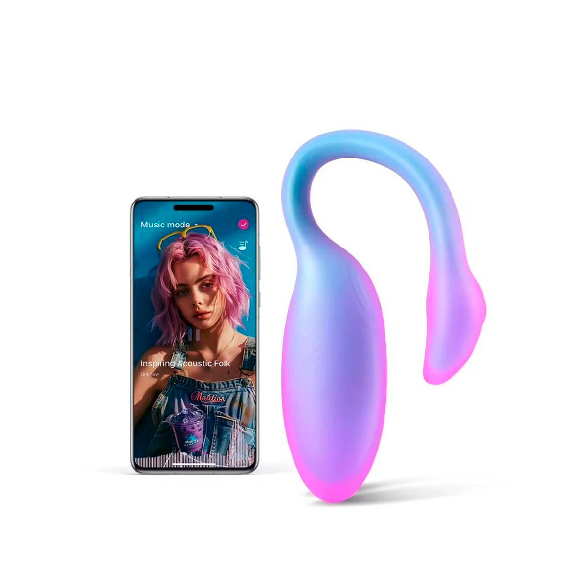 Vibrador de Ponto G com Sensores de Pressão, 10 Modos de Vibração, Controle por Aplicativo Interativo e Recarregável - Magic Motion Flamingo Max | Disponível em 3 Cores - 8