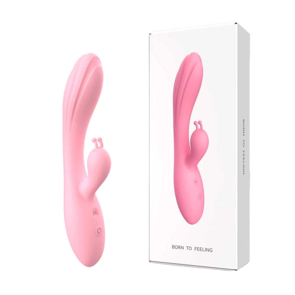 Vibrador Rabbit Flexível em Silicone com 12 Modos de Vibração, Recarregável e Resistente à Água - Born To Feeling Glow Color | 13 x 3,4 cm | Disponível em 2 Cores - 9