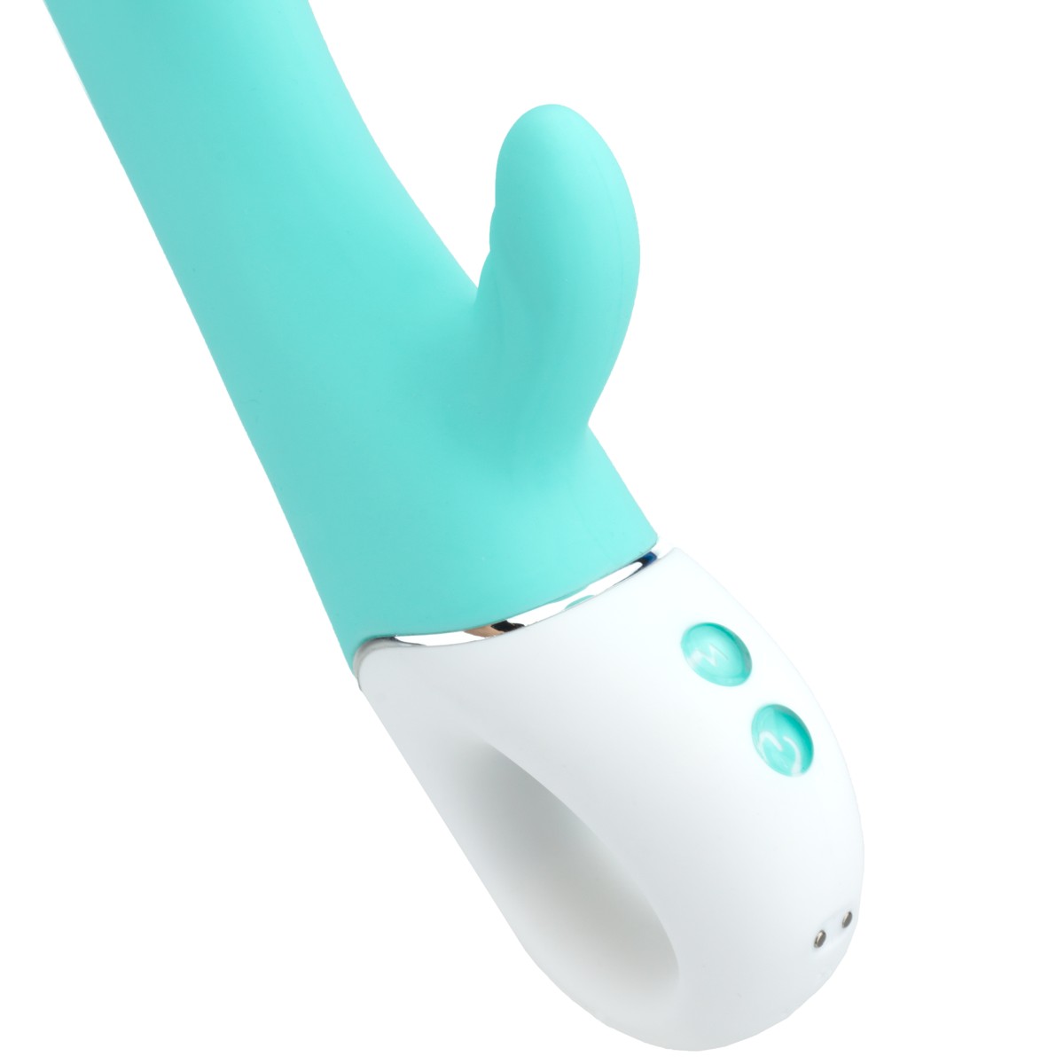 Vibrador Rabbit em Silicone Soft Touch com 9 Modos de Vibração e Recarregável - S-Hande Spray | 13 x 3,7 cm | Disponível em 2 Cores - 3
