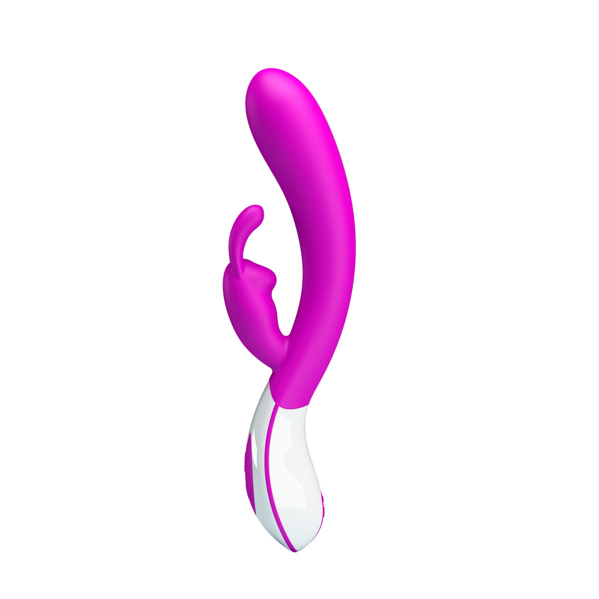Vibrador Rabbit  em Silicone Ultra Macio com 12 Modos de Vibração e Recarregável - Pretty Love Harlan | 11,7 x 2,8 cm - 5