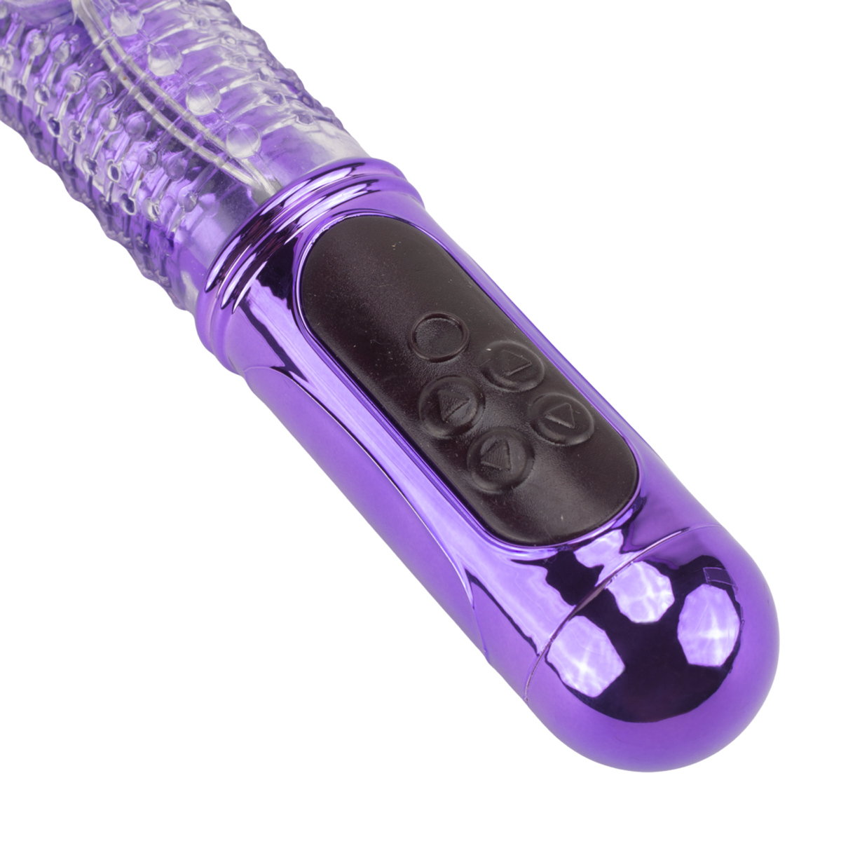 Vibrador Rabbit Recarregável com Movimento Vai e Vem, Estimulador de Clitóris em Forma de Borboleta e 36 Modos de Vibração - Devices Vibration Balls | 12,5 x 3,6 cm | Disponível em 3 Cores - 4