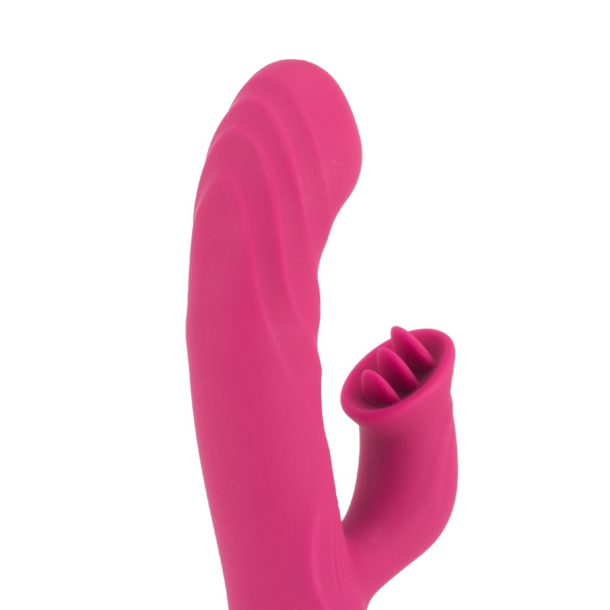 Vibrador Rabbit em Silicone com 10 Modos de Vibração, Movimentos de ''Vem Cá'' e Recarregável - 12,4 x 3,5 cm - 3
