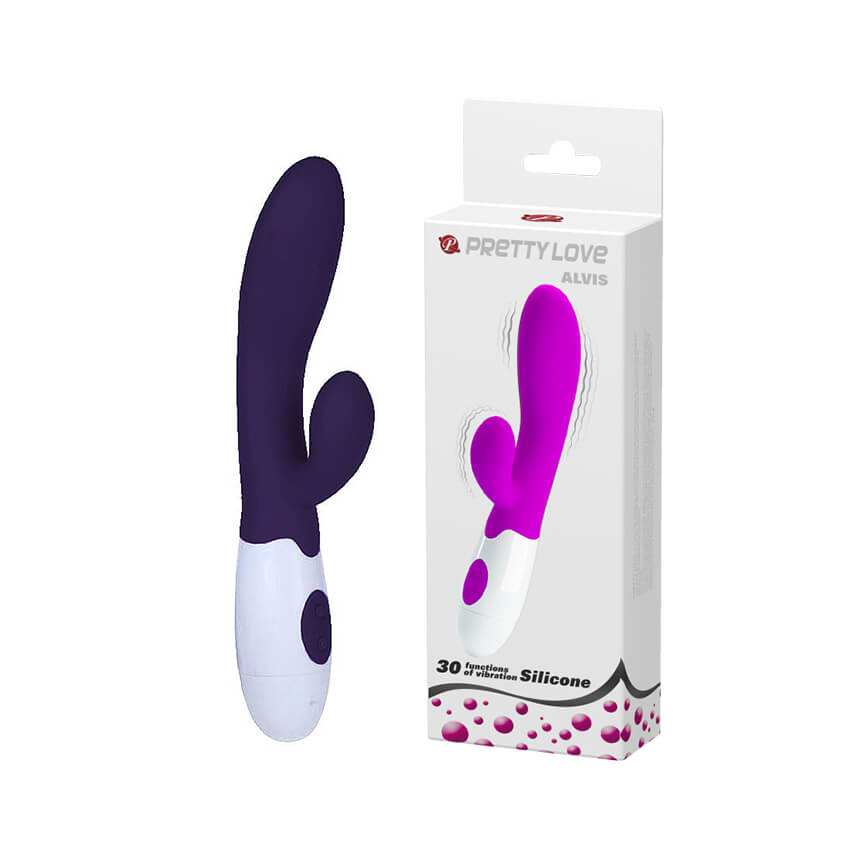 Vibrador Rabbit em Silicone com 29 Modos de Vibração - Pretty Love Alvis | 10,3 x 3 cm | Disponível em 4 Cores - 14