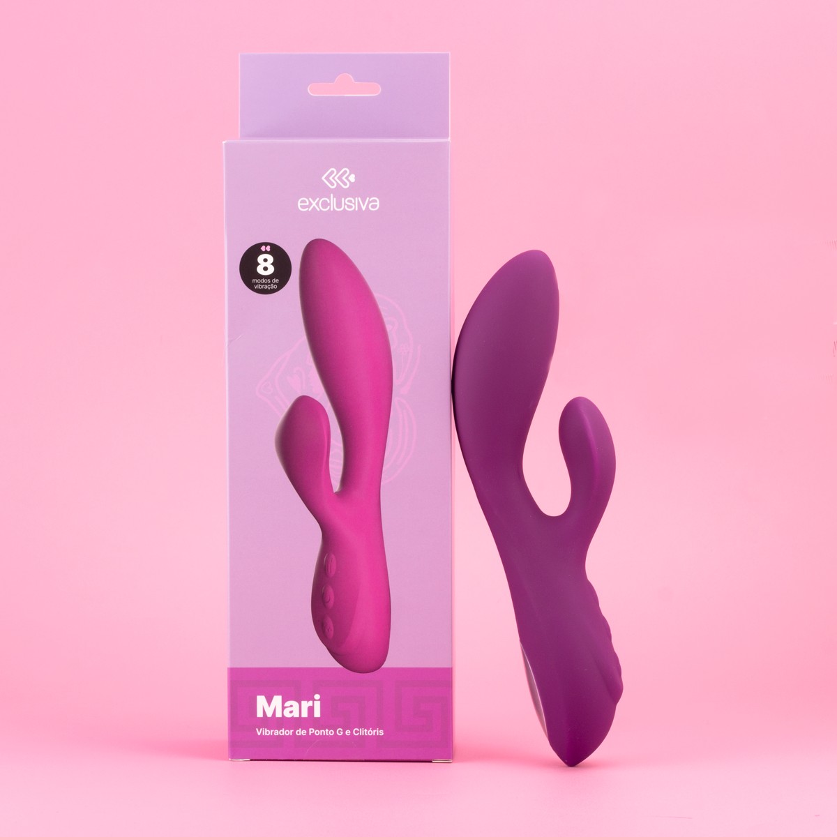 Vibrador Rabbit em Silicone Macio com 8 Modos de Vibração, Movimentos e Recarregável via Cabo USB - Exclusiva Mari - 2