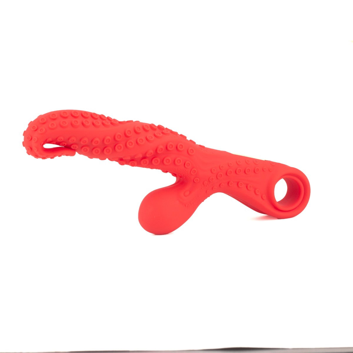 Vibrador Rabbit com Texturas de Tentáculos em Silicone, Motor Duplo, 9 Modos de Vibração e Carregamento USB Magnético - Yaffa | 14 x 3,6 cm - 4