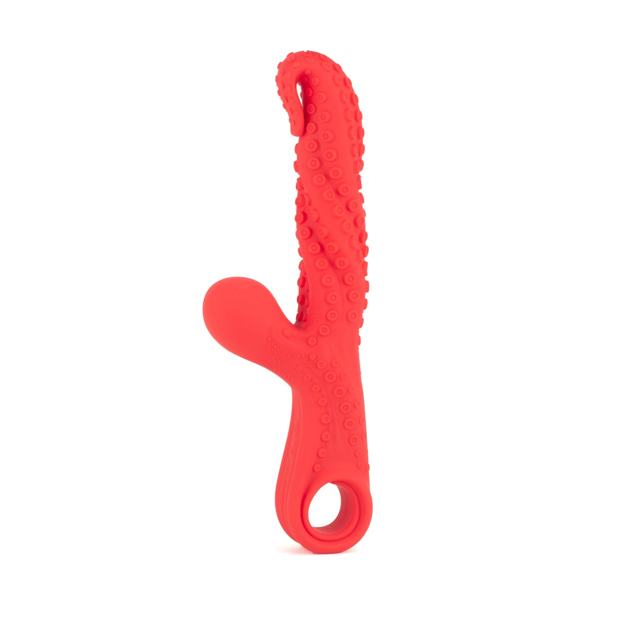Vibrador Rabbit com Texturas de Tentáculos em Silicone, Motor Duplo, 9 Modos de Vibração e Carregamento USB Magnético - Yaffa | 14 x 3,6 cm - 2