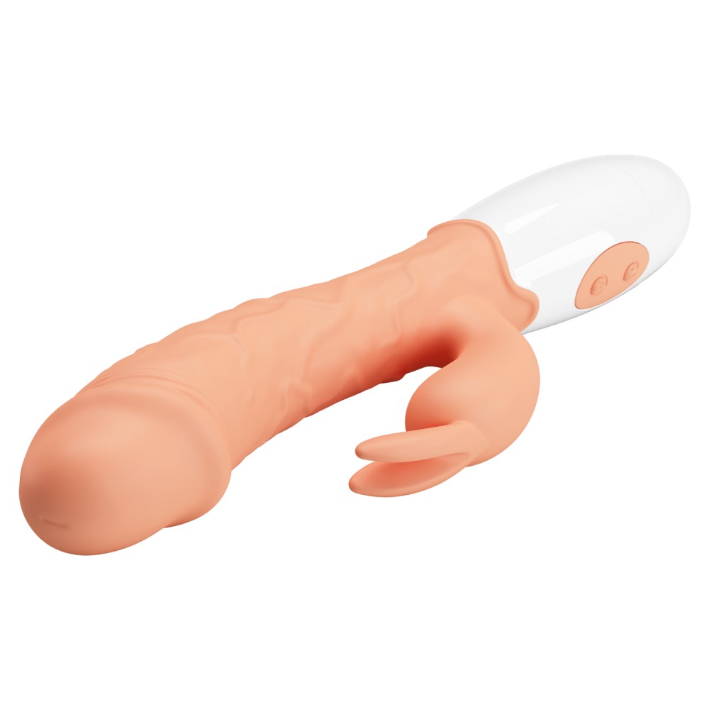 Vibrador Rabbit em TPR no Formato de Pênis Realístico com 30 Modos de Vibrações - Pretty Love Easter Bunny | 9,5 x 3,2 cm - 6