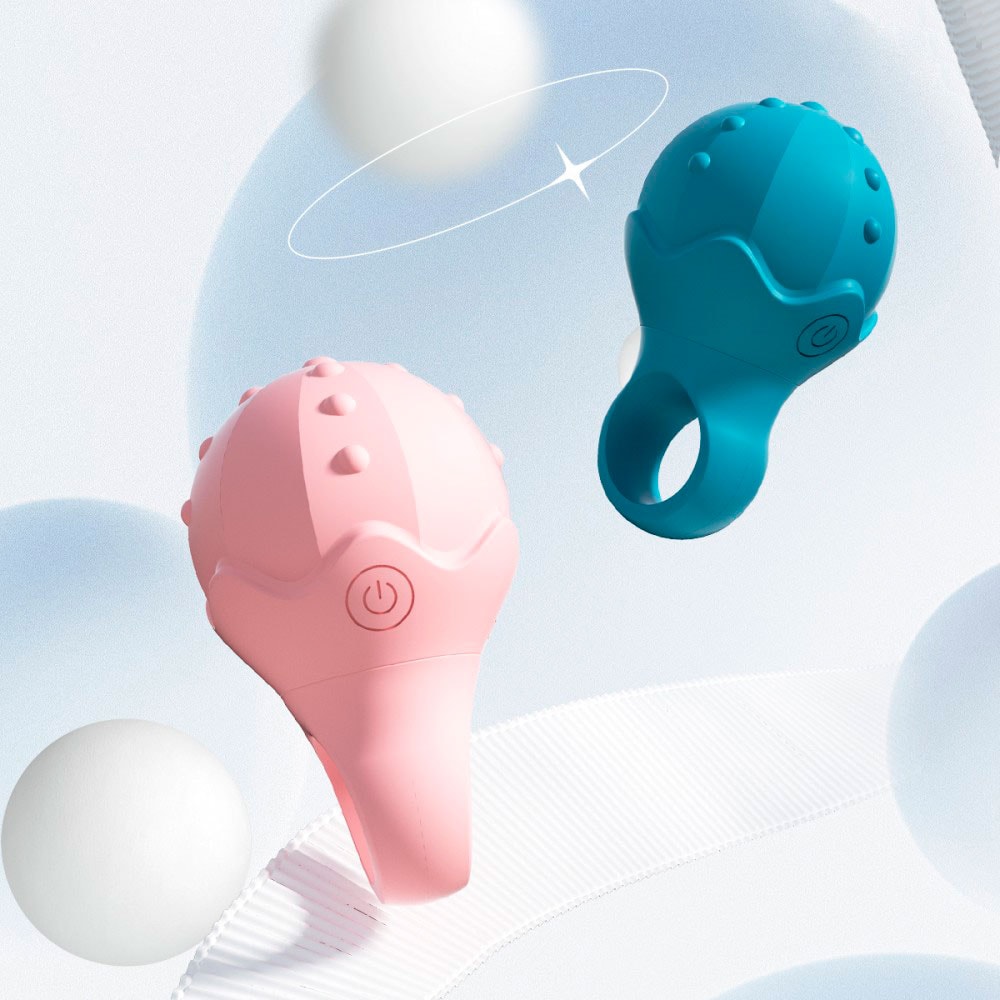 Vibrador Recarregável em Forma de Anel com10 Modos de Vibração e Texturas - Lilo & Yoas | Disponível em 2 Cores - 1