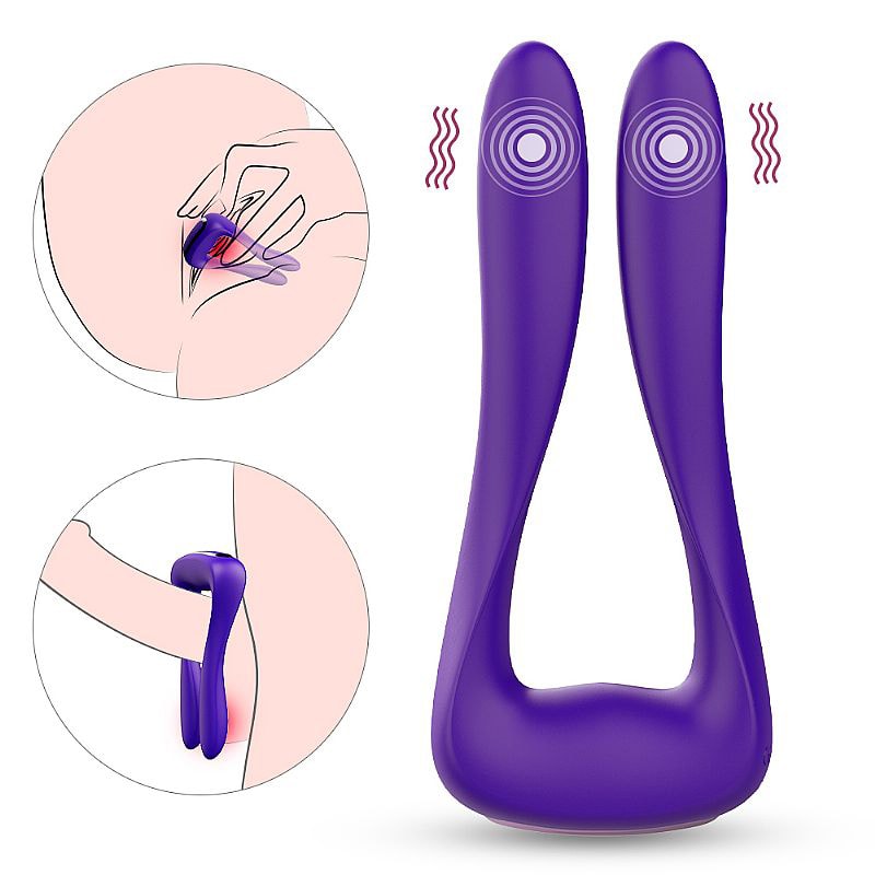 Vibrador em Silicone de Ponto G e Clitóris com 9 Modos de Vibração e Recarregável - S-Hande Vanessa | 11,7 x 2,4 cm | Disponível em 2 Cores - 1
