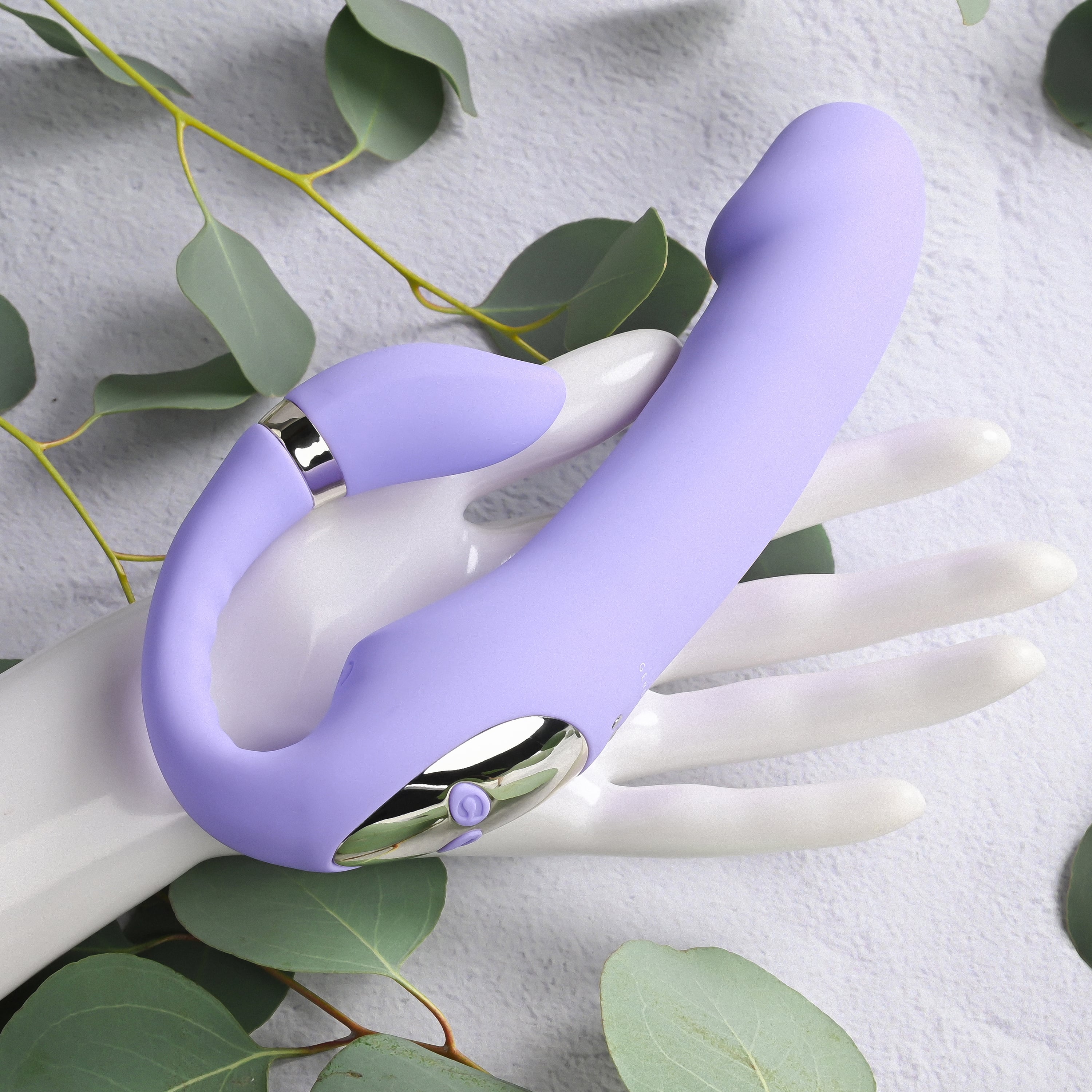 Vibrador em Silicone com 2 Extremidades, 2 Motores e 10 Modos de Vibração - Gender X  Orgasmic Orchid | 12 x 3,7 cm - 5