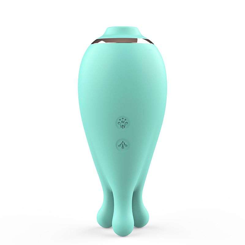 Vibrador em Silicone com 9 Modos de Pulsação, 9 Níveis de Rotação e Carregamento Via Cabo USB - S-Hande Kraken | Disponível em 2 Cores - 2