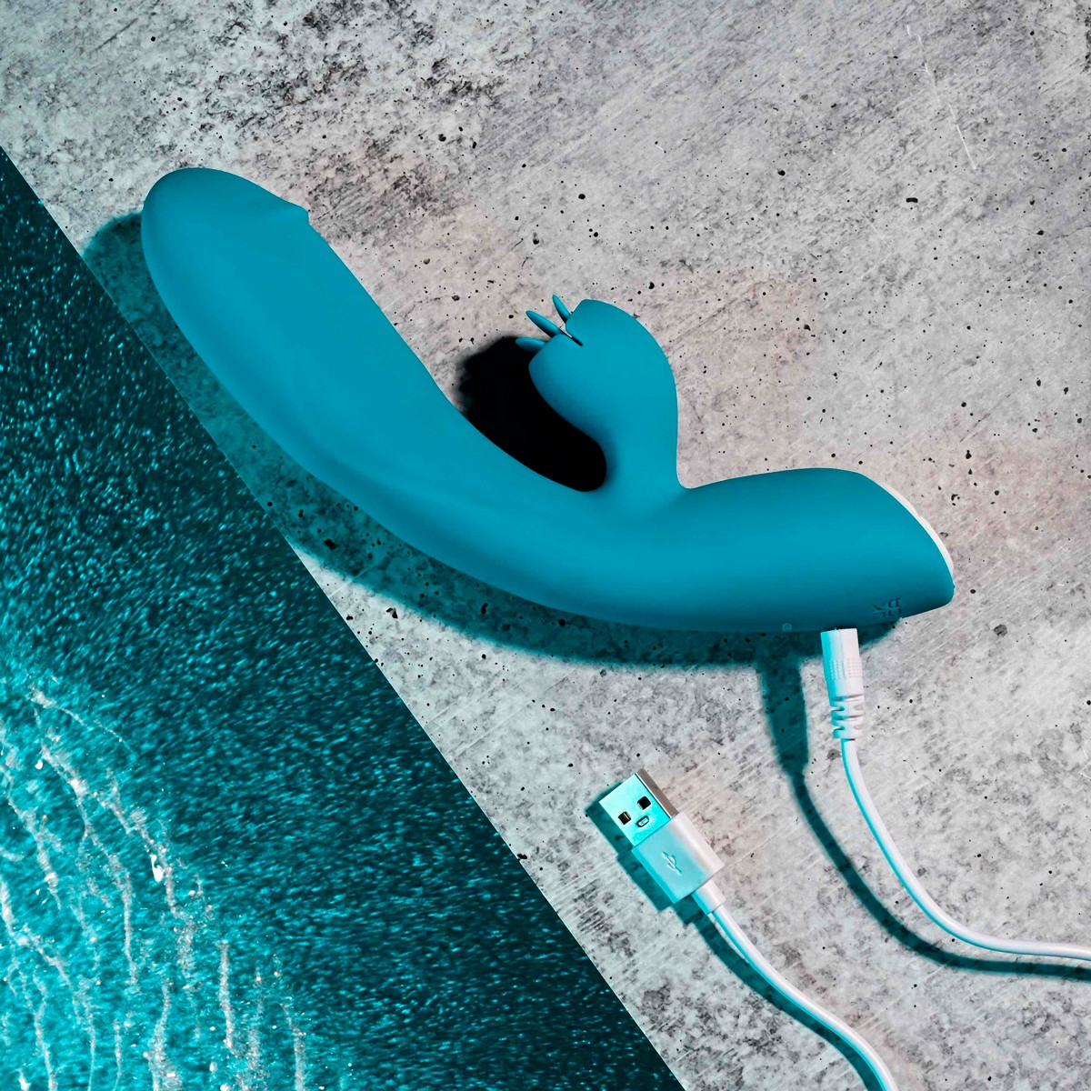 Vibrador de Ponto G e Clitóris com 12 Modos de Vibração, Movimentos, Resistente À Água e Recarregável - Evolved Fierce Flicker | 11 x 3,5 cm - 2