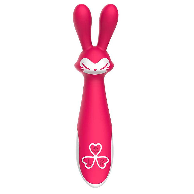 Vibrador em Silicone com Orelhas Estimuladoras com 10 Modos de Vibrações - NV Toys Firefox | 19 x 4 cm - 2