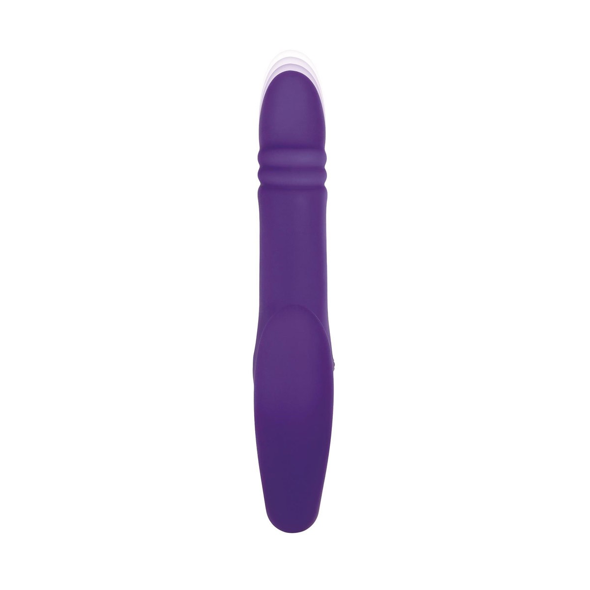Vibrador Strap On Recarregável com 7 Modos de Vibração e 4 Pulsações - Adam & Eve "Eve's Ultimate Thrusting Strapless Strap-On" | 14,3 x 3,6 cm | 9,1 x 3,7 cm - 7