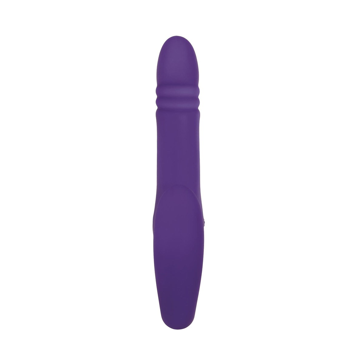 Vibrador Strap On Recarregável com 7 Modos de Vibração e 4 Pulsações - Adam & Eve "Eve's Ultimate Thrusting Strapless Strap-On" | 14,3 x 3,6 cm | 9,1 x 3,7 cm - 2
