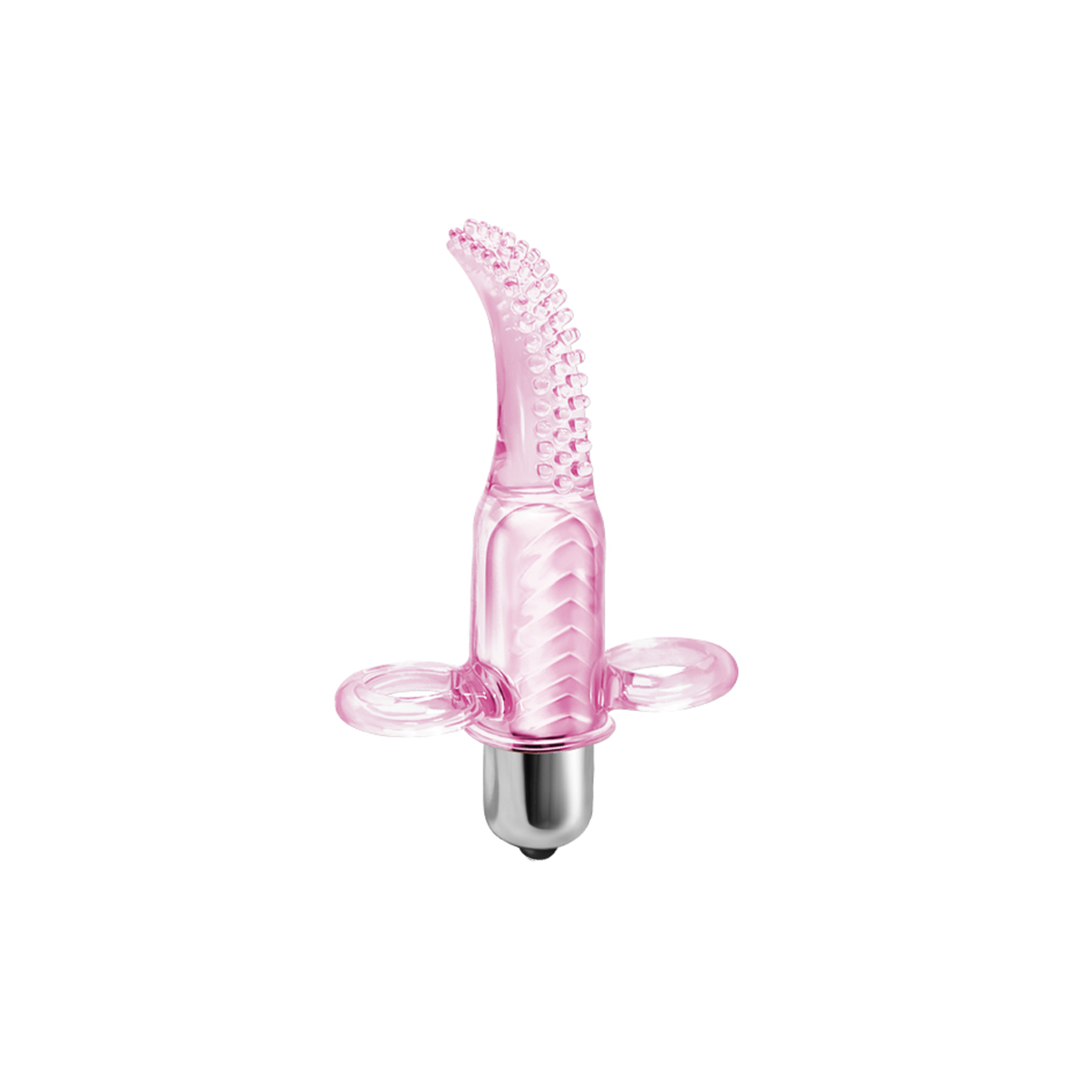 Dedeira em Silicone com Cápsula Vibratória de 10 Velocidades - Vibro Finger | 11 x 2 cm - 2