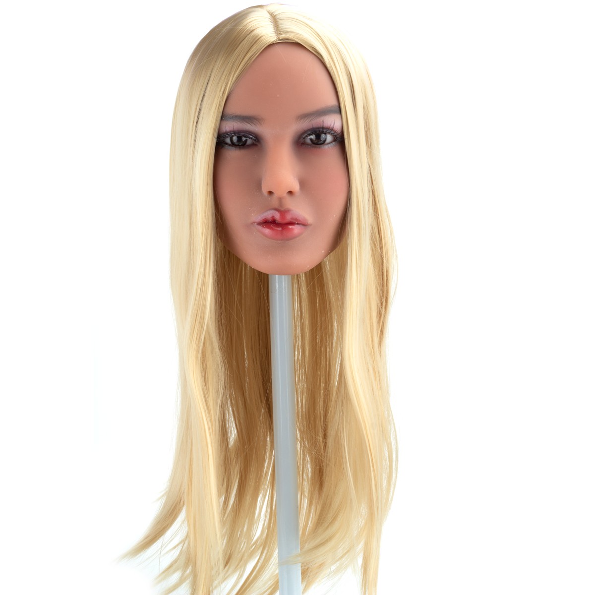 Vivianne - Boneca Realística em TPE com Cabelos Longos, Olhos Castanhos, Seios Fartos, Vértebras em Aço e Demais Acessórios - 35 kg e 1,43 Metros de Altura - 12