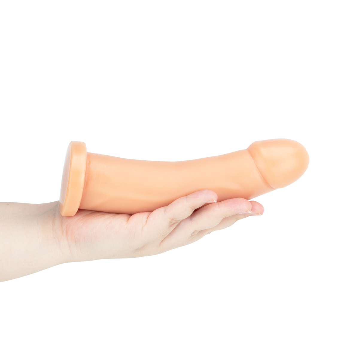 Prótese Peniana Realística em PVC com Formato Curvado e Glande Definida - Você & Ele Kenobi | 18,2 x 4,2 cm - 4