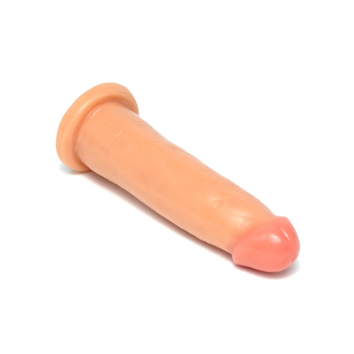 Prótese em Formato de Pênis Liso com Base Achatada - Você & Ele Modelo B | 14,5 x 3,5 cm - 3