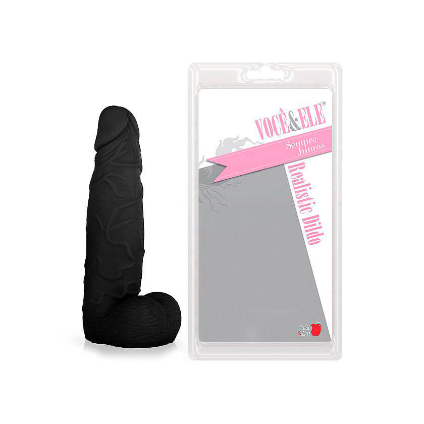 Prótese Vênus em Forma de Pênis com Glande Definida, Veias Salientes e Escroto - Você & Ele | 11,7 x 3,5 cm | Disponível em 2 Cores - 4
