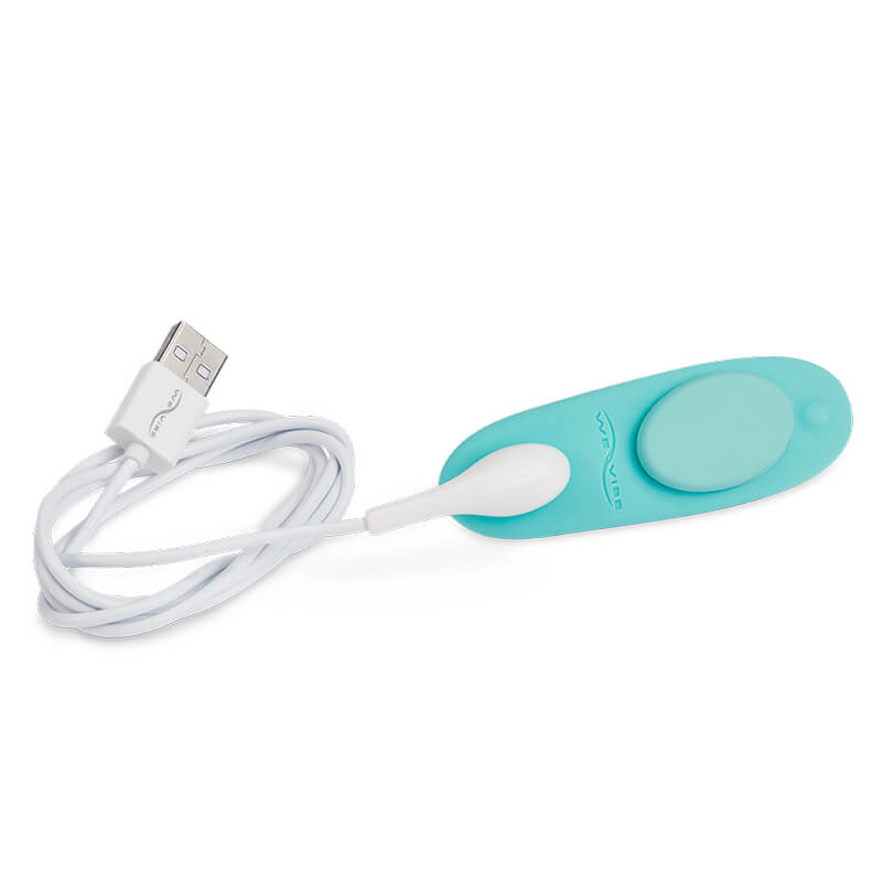 Vibrador para Calcinha Recarregável em Silicone com 10 Modos de Vibração com Controle Remoto Sem Fio - 9,2 x 2,8 cm | We-Vibe Moxie + - 3