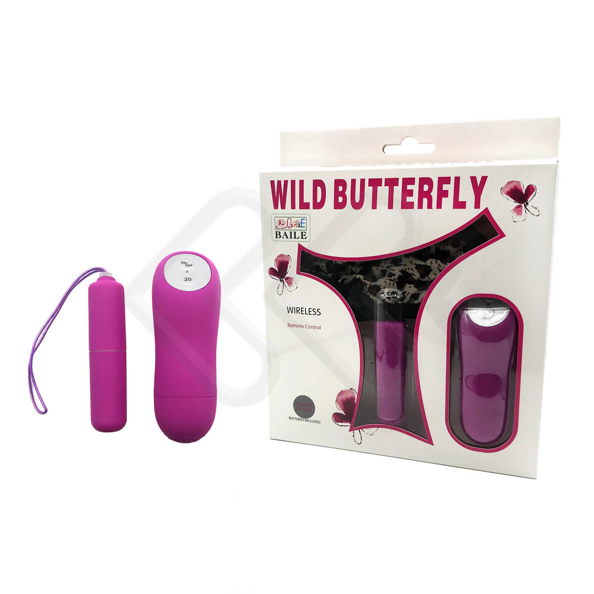 Calcinha com Cápsula Vibratória, 19 Modos de Vibração e Controle Wireless - Wild Butterfly | Disponível em 2 Cores - 1