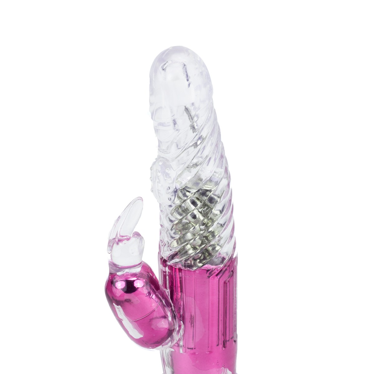 Vibrador Rotativo Metalizado com Estimulador Clitoriano e 36 Modos de Vibração - 22,5 x 3,1 cm | YouVibe | Disponível em 3 Cores - 5