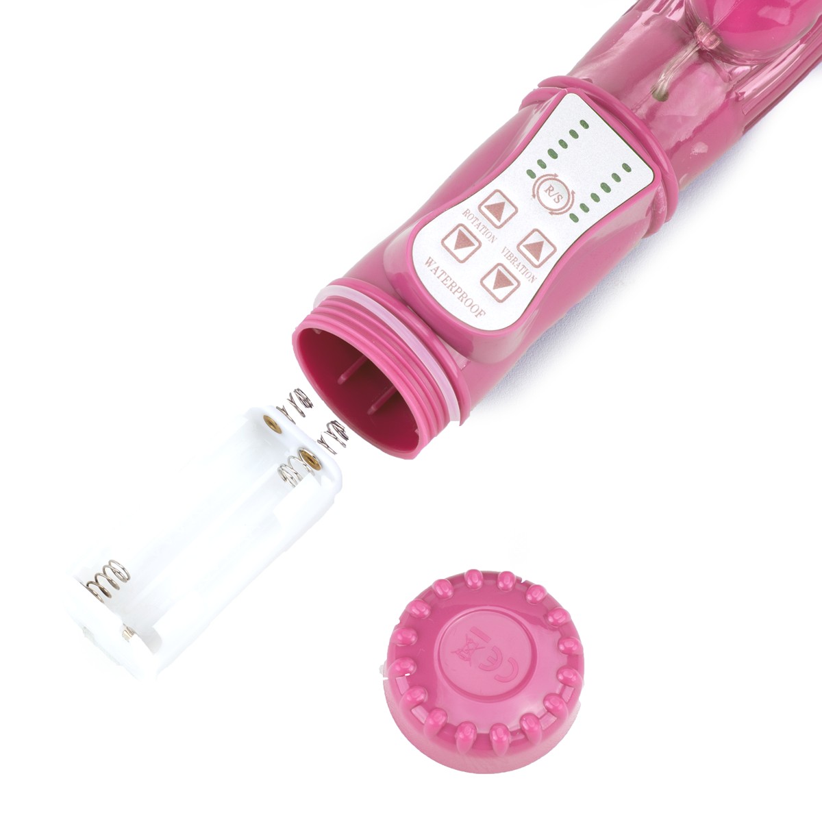 Vibrador Rotativo com Estimulador de Clítoris, 12 Modos de vibração e Textura - YouVibe | 23 x 3,1 cm | Disponível em 2 Cores - 3
