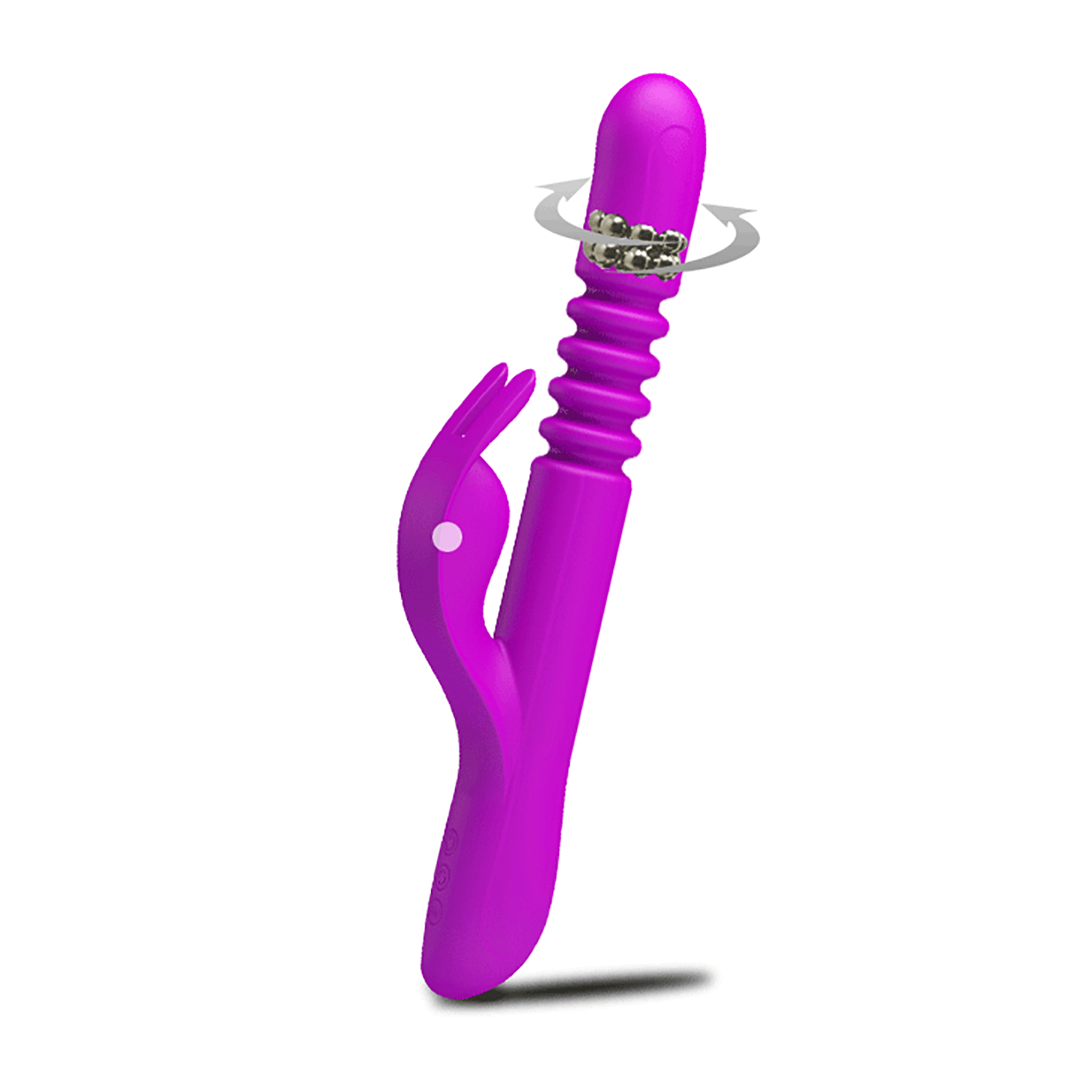 Vibrador Rabbit em Demonstração de Vibração, Movimentos de Vai e Vem e Rotação