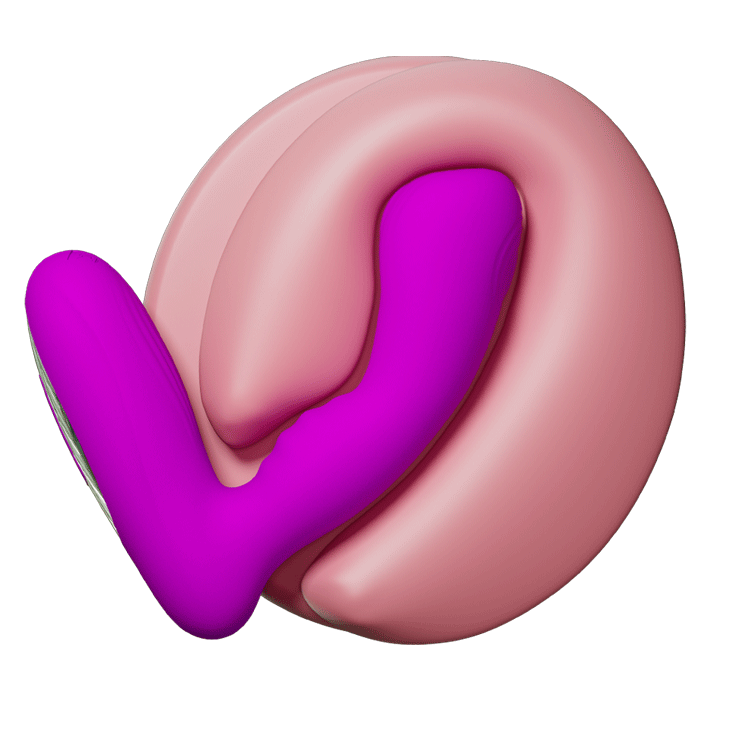 Vibrador de Ponto G Pretty Love Piper mostrando movimento de vai e vem dentro da vagina