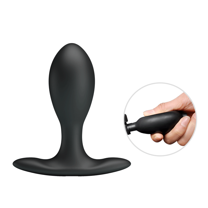 Plug Anal sendo inflado por bomba manual