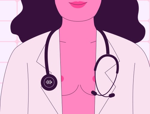 Gemidos abafados na residência médica